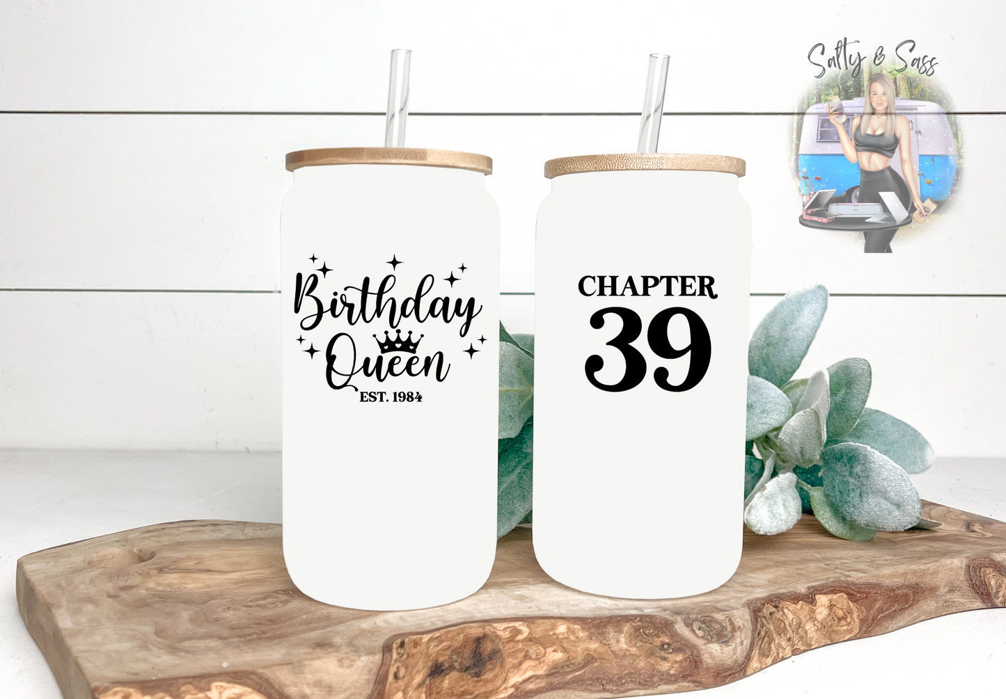 Birthday Queen 16oz Frosted Tumbler
