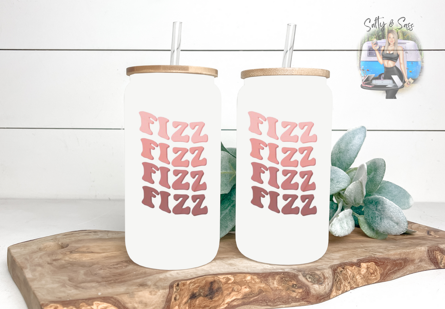 Fizz Fizz Fizz- 16oz Frosted Tumbler