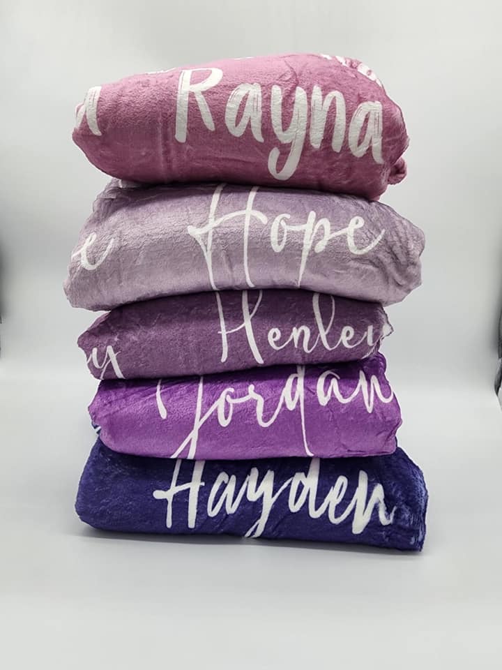 Name Blankets (Pre-Order)