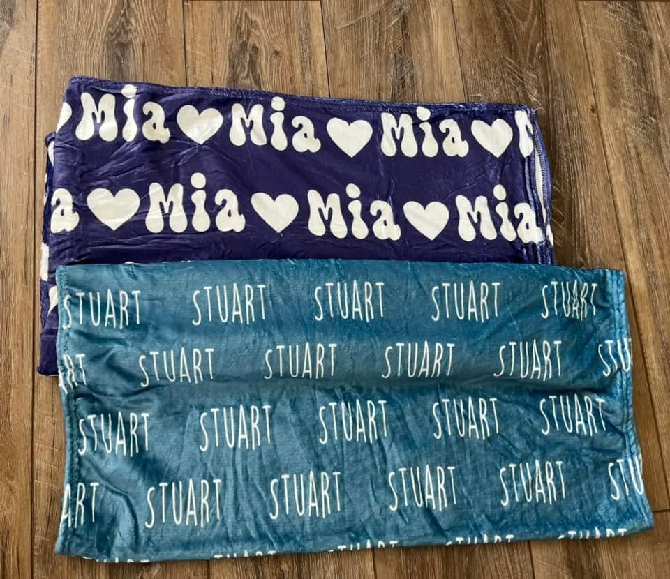 Name Blankets (Pre-Order)