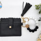 Keychain Wallet With Wristlet Bangle Bracelet