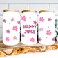 Happy Juice Clear or Frosted Tumber