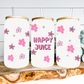 Happy Juice Clear or Frosted Tumber