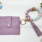Keychain Wallet With Wristlet Bangle Bracelet
