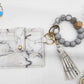 Keychain Wallet With Wristlet Bangle Bracelet