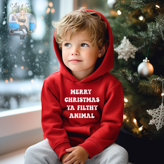 Merry Christmas Ya Filthy Animal Sweatshirt
