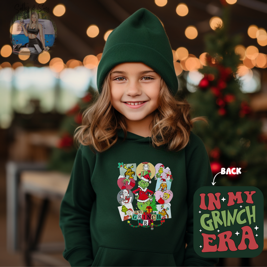 Youth Grinch Retro Christmas Sweatshirt