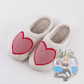 Pink Heart Slippers