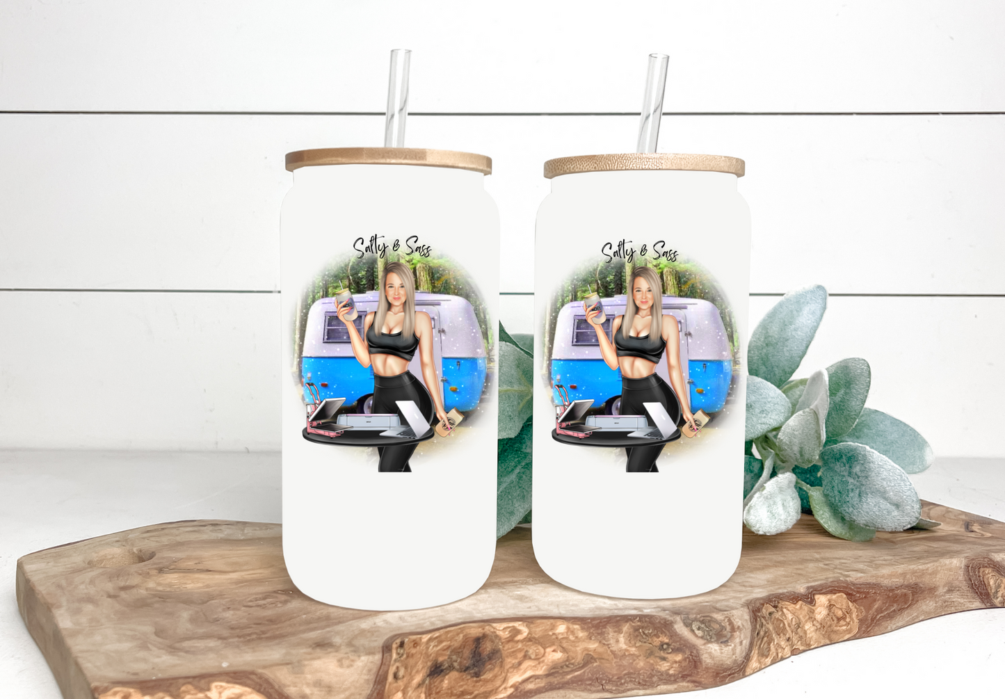 Salty & Sass - 16oz Frosted Tumbler