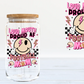 Loud Mouth Football Mom 160z glass tumbler