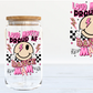 Loud Mouth Dance Mom 16oz clear glass tumbler