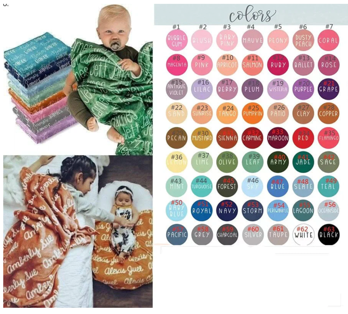 Name Blankets (Pre-Order)