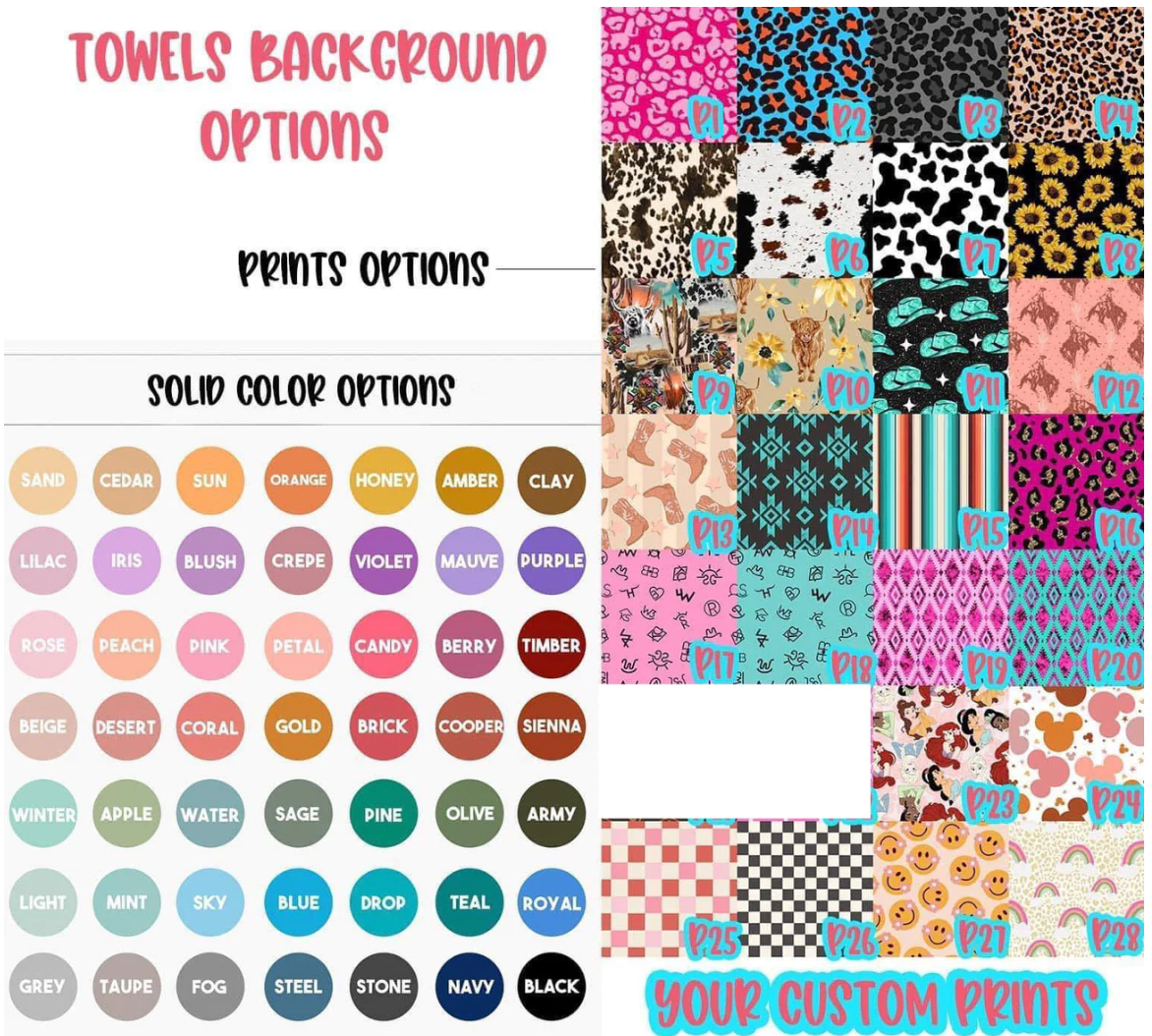 Personalized Beach Towel (Pre-Order)