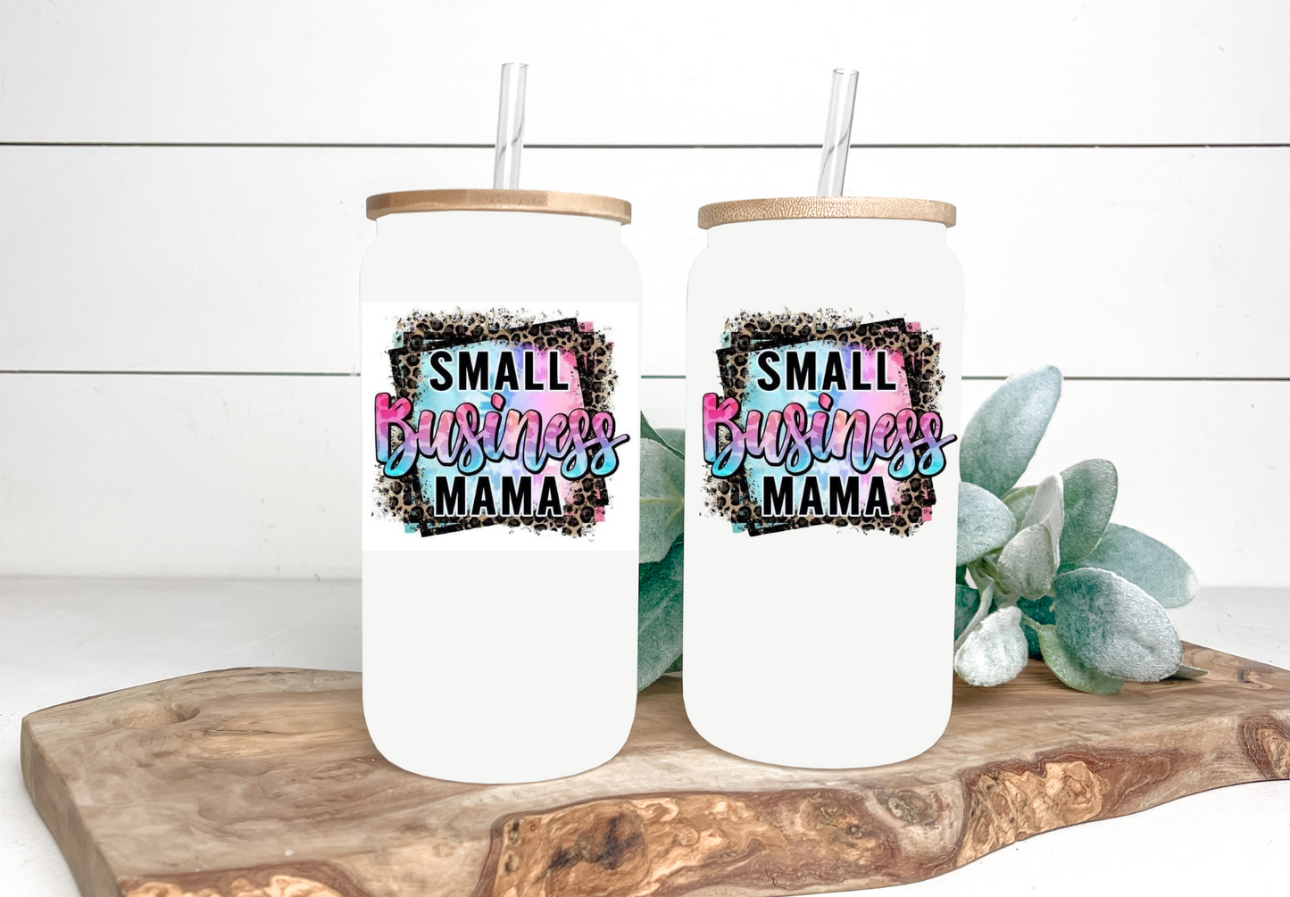 Small Buisness Mama - 16oz Frosted Tumbler
