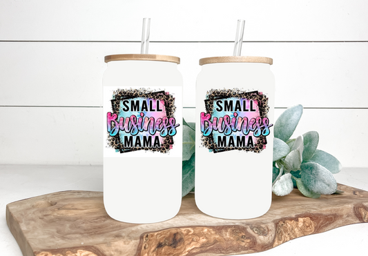 Small Buisness Mama - 16oz Frosted Tumbler