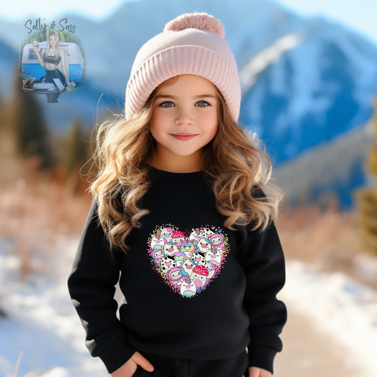 Squishmallow Heart Crewneck