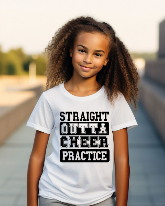Straight Outta Cheer Practice Shirt