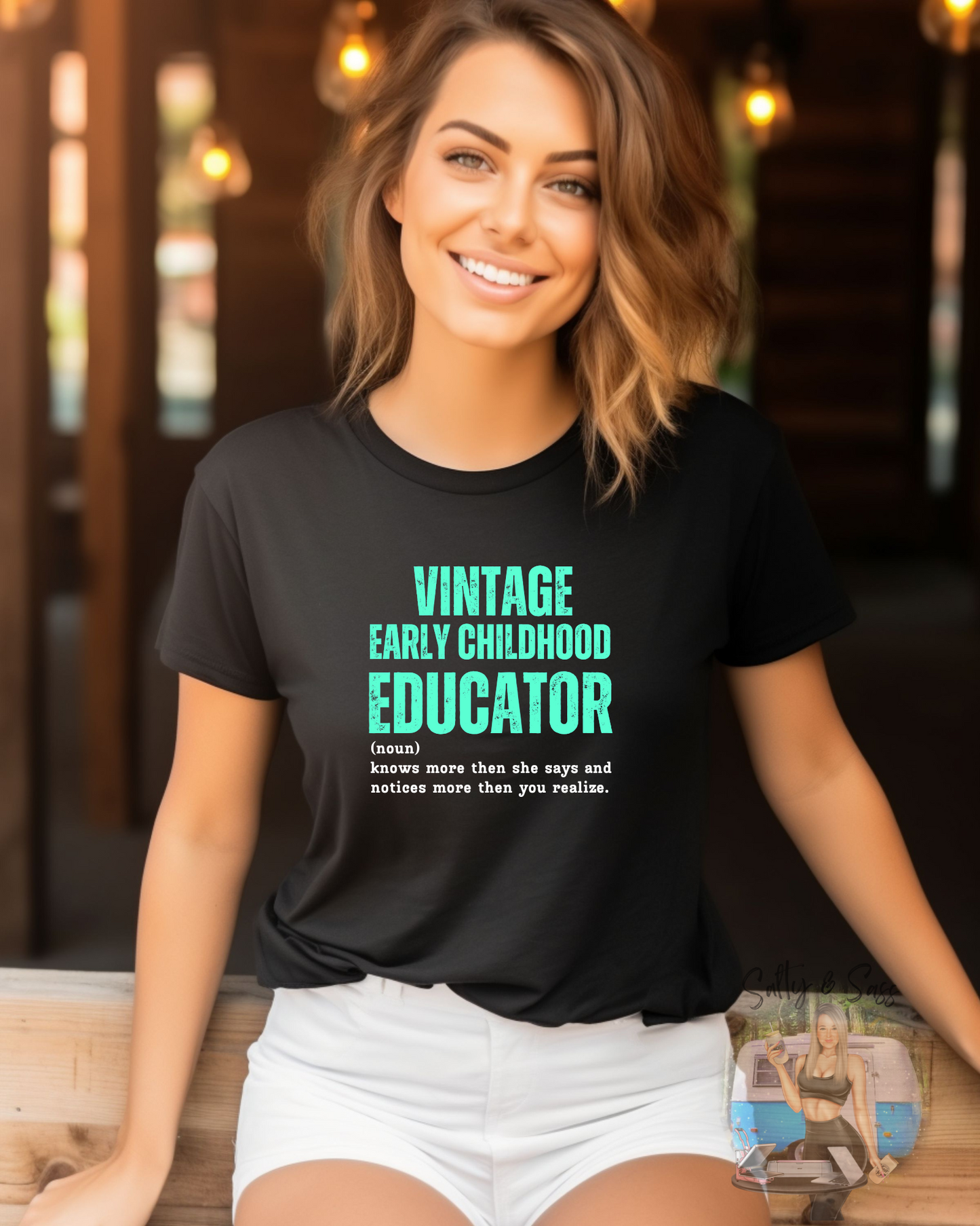 Vintage Early Childhood Educator T-Shirt