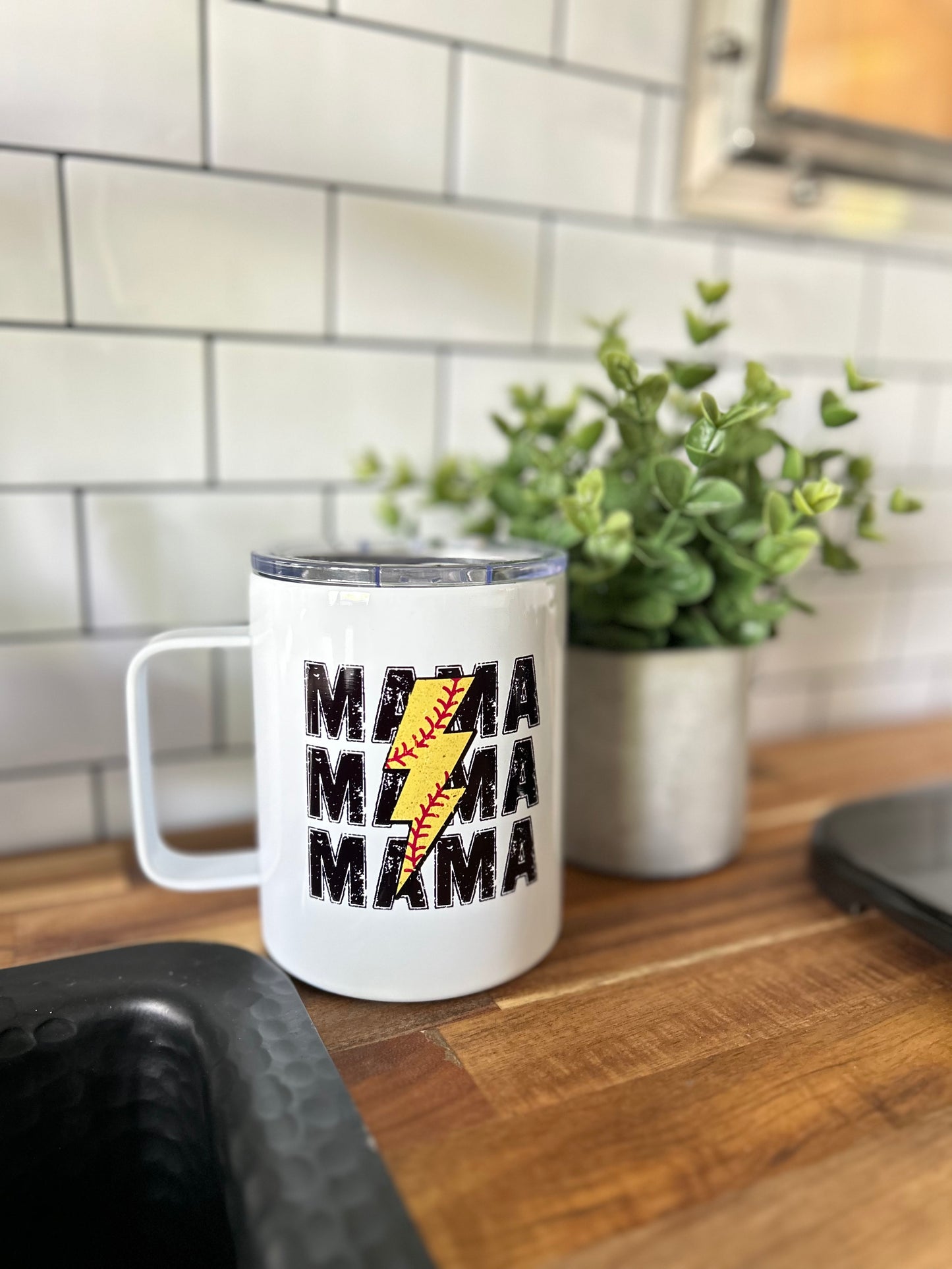 Softball Mama Stainless Steel Camp Cup