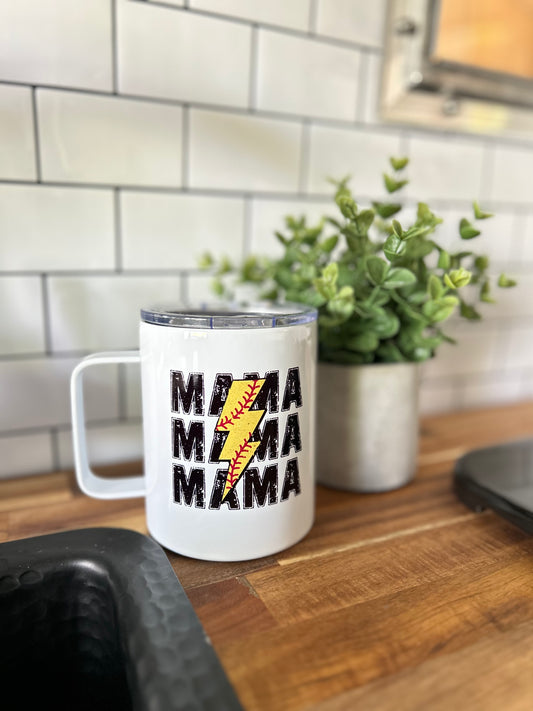 Softball Mama Stainless Steel Camp Cup