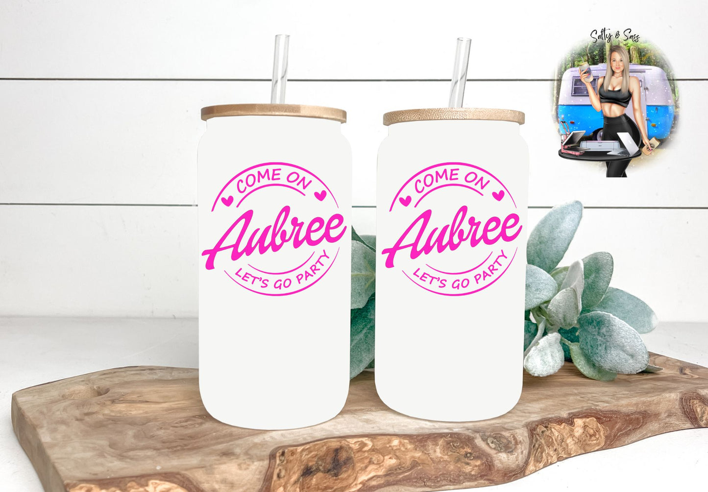 Come On Custom 16oz Frosted Tumbler