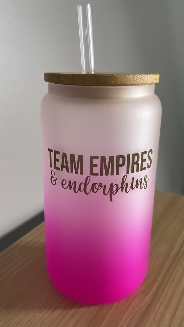 Team Empire & Endorphins 16oz Frosted Tumbler