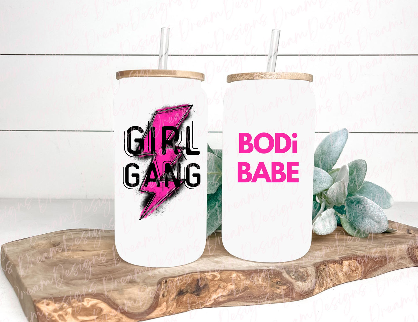 Girl Gang BODi BABE 16oz Frosted Tumbler