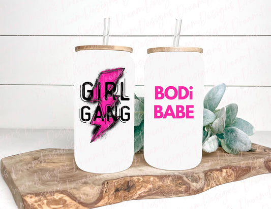 Girl Gang BODi BABE 16oz Frosted Tumbler
