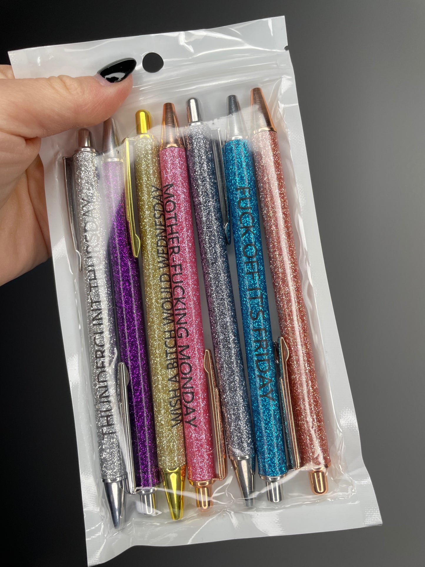 7 Pack Vulgar Pens