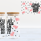 Coffee then Mom Shit 16oz Clear Tumbler